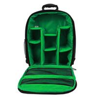 Waterproof, Wear-resistant DSLR Camera Backpack with Layered Lens Storage 33cm*26cm*12.5cm žalia