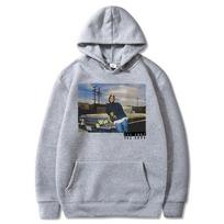 Ice Cube Rapper Hip Hop Man Felpa Hoodie Autumn Winter Fleece Streetwear Tops XXXL gray