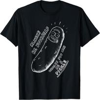 Mademark x Rick and Morty - Always Be Yourself - Pickle Rick - Hand-Drawn Art T-Shirt XXXXXL juoda
