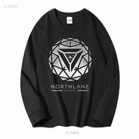Northlane Australijos Metalcore Grupė Sphere Marškinėliai S 2XL ilgomis arba trumpomis rankovėmis vintažiniai Išskalbti Stilingi mados street wear 3XL black