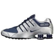 Nike Shox NZ Serijos Bėgimo Bateliai Vyriški Sidabriniai Mėlyni 378341-402 39 gray