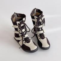 Retro style color matching splicing lace-up belt buckle flat-bottomed German training shoes women's 2025 autumn and winter new sports shoes boxing bo 39 gray