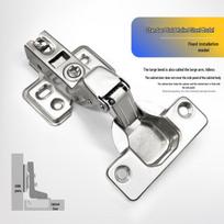 304 Stainless Steel Hydraulic Soft-Close Folding Hinge for Cabinet Doors