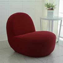 White Round Fat Man Sofa Cover Full-cover Sofa Cover Cloth Anti-cat Scratch Sofa Chair Cover Lazy Dust Resist Sofa Chair Shield 53*60*39cm brown