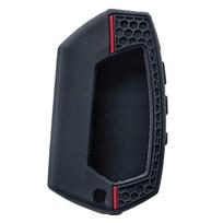Silicone Key Fob Cover Case Fit For Pandora Dxl 4950 Dx-90Bt Dx-91 D010,11,20,22,23,24, D173 174 Dx 40R, 57, 57R, 90, 90B, 6X, 9X, 3110 black