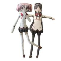 Anime Kaname Madoka Plush toys Miki Sayaka Tomoe Mami Akemi Homura Figure Magical Girl toy Abstract Doll DIY model Birthday Gift 5-28CM