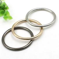 High‑Quality Round Metal O Ring Buckle Multi‑Size Fastener for Bag Strap Belt Garment DIY Handcraft Sewing Supplies 1.5cm beige