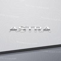 Zinc Alloy For OPEL ASTRA Logo Meriva Insignia Mokka Rocks Zafira Vectra Car Trunk 3D Metal Emblem Rear Body Badge Sticker gray