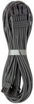 Kabelis Cablemod C-Series Pro ModMesh Bridged Connection 8-pin PCIe, 8 pin, 0.6 m, juoda sp.