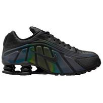 Nike Shox R4 Kvėpuojantys Bėgimo Bateliai Vyriški Juodi Žali IM6596-001 42.5 black