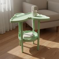 ButterflyShaped Side Table SpacespaceConserving Furnishing Modern Design Storage Stand for Apartment