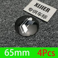 Car R Emblem Wheel Center Hub Cap Sticker Accessories For Volkswagen VW R-line GTI Polo Golf Touareg Passat Magotan Tiguan  gc7 Jetta 1Set(4Pcs)