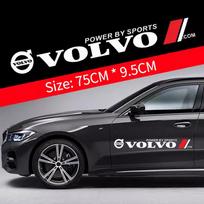1 vnt. Automobilio stiliaus logotipas Durų šoninė lipdukas Kėbulo dekoras Lipdukas Volvo RDesign V40 V60 V90 XC40 XC60 XC90 S60 S90 Lenktynių priedai red