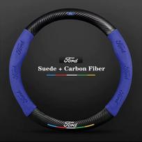 Ford ST EXPLORER EDGE Fiesta Focus Mondeo F150 Fusion Mustang Kuga Ranger Automobilio Neslystanti Suede Anglies Pluošto Vairo Dangtelis