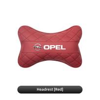 Kvėpuojanti odinė automobilio galvos atramos pagalvėlė kaklui Opel Astra Grandland Corsa Mokka Frontera Insignia Zafira Vivaro