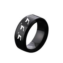 Anime Jojo Bizarre Adventure Cosplay Ring Fashion Style Jewelry Stainless Steel Anniversary Gift Party Jewelry For Fans 9 black