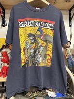 Vintage SOAD System Of A Down America Flag Mens Black TShirt Size S to 3XL 150 yellow