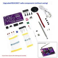 DIY FM Radio Kit RDA5807S 87-108MHz Adjustable Digital Display for Holiday Gift Student Electronic Learning Project Without case