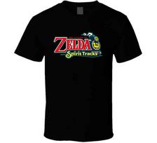 The Legend Of Zelda Spirit Tracks Retro Video Game Unisex T-shirt M black