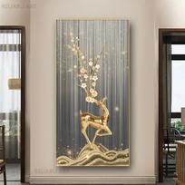Nauji Kinijos Fengshui Auksinio elnio drobės paveikslai Abstraktūs Zen akmens plakatai ir spaudiniai Modernus prabangus sienų menas verandos dekoravimui 60cm×120cm NoFrame