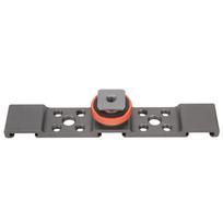 3 In 1 Hot Shoe Mount Adapter Extension Bar Bracket Stand for Camera Mobile Phone Gunmetal gray