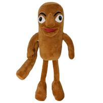 Dešros Žmogaus Pliušinis Žaislas Juokingas Veidas Įdarytas Gyvūnas Unikalaus Dizaino Švelnus Huggable Naujoviška Dovana Paaugliams Suaugusiems brown