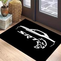 S-SRT Hellcat Demon D-Dodge Challenger Automobilių Lenktynių Virtuvės Kilimėlis Neslystantis Modernus Svetainės Balkono Spausdintas Modernus Namų Dekoras 50cm x 80cm brown