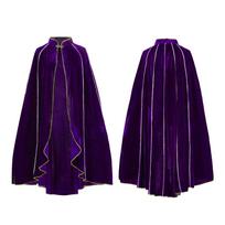 Naujas Viduramžiškas Suede Apsiaustas Vintage Phnom Penh Helovino Apsiaustas Sceninio Pasirodymo Kostiumų Gamykla One size fits all blue