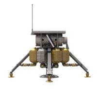 MOC Space Shuttle Launch Center Lunar Lander Outpost Habitat Blocks Rocket Construction Bricks Playthings gray
