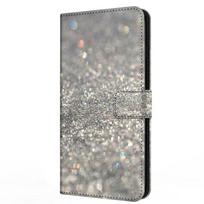 Magnetinis Piniginės Shield For Samsung A16 A06 A56 A26 A36 Reljefinis Odinis Dėklas Apsauginis Knygos Atverčiamas Dangtelis Galaxy A 16 06 56 36 26 -Poco M7 Pro 5G gray
