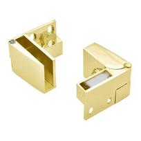 New Zinc Alloy Glass Door Hinge Side Mounted Self-closing Frameless Clamp Hardware No Drilling Cabinet Door Hinge Glass Door