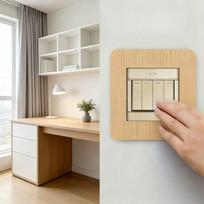 4 vnt. Modernus šviesos jungiklio lipdukas Akrilinis apsauginis dangtelis nuo dulkių jungikliui ir rozetei Jungiklio sienos lipdukas Svetainei Namų dekoravimui 2pcs white