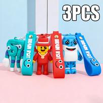 1/3/5/6PCS New Steal A Brainrot Keychain Game Figure Toys No. 9 No. 67 Anime Model Tongue Figure Toys Figure Christmas Gift red
