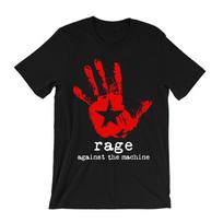 Vtg Rage against the machine Band Music Tour Cotton Black Unisex Shirt AG132 Unisex T-Shirt XXXL red