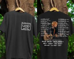 Ed Sheeran Loop Tour 2026 T-Shirt, North America Concert Dates, Front and Back Guitar Cassette , Vintage Band Merch, Unisex Graphic T-Shirt 3XL black