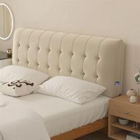 Modern Minimalist Tatami Bed Headboard Cushion: Soft, Removable, Washable Backrest Pad beige