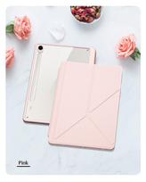 Case For Samsung Galaxy Tab S10 FE,Detachabl Ultra Thin Magnetic Stand Cover For Galaxy Tab S9 FE With Pencil Holder Anti-Fall S10 FE 10.9-inch rožinė