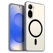 Magnetic Iron Ring Phone Case for Xiaomi Redmi A7 Pro,POCO C81 Pro Matte Soft TPU Shockproof Cover POCO C81 Pro