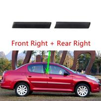 1 vnt. Automobilio išorinio lango guminė sandarinimo juosta Peugeot 206 207 Citroen C2 Automobilio dalis Front R and Rear R