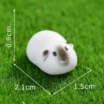 10/20Pcs Mini Guinea Pig Figurines Resin Cavy Miniature Animals Figurines Fairy Garden Miniature Moss Landscape Diy Crafts 10Pcs A5