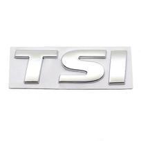 3D Metal TSI Letter Rear Trunk Emblem Badge Stickers SHTY2 Decal Car Styling For VW Polo Golf 5 6 7 CC Passat B5 B6 Bora Volkswagen 48x16mm