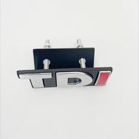 3D Metal Logo TDI Emblem Car Front Grill Badge Rear HYTRU Trunk Sticker For VW Golf 4 6 7 MK6 Polo Jetta Passat Accessories
