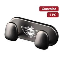 Automobilinės kėdutės kabliukas Metalinis Daugiafunkcis Laikiklis daiktams ant sėdynės atlošo MINI John Cooper Works R50 R52 R53 R55 R56 F54 F55 F56 F60 gray