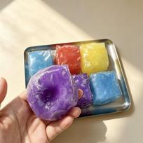 Mini Smoothie, Cheese, Vaseline, Plastic, Non Rebounding, Rustling Sound, Handmade Ball, Homemade, Kneading, Music gray