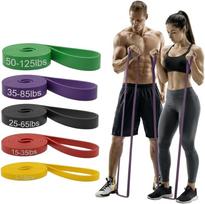 LibertyUSA Resistance Bands, Pull Up Assist Bands - Workout Bands for Strength Training, Exercise, Stretching, Physical Therapy, Fitness for Men black
