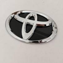 Modified Black Bottom Front Grille Badge Trunk Car Logo Suitable for Toyota RAV4 CAMRY COROLLA LANDCRUSER RAV4 ETDFSG5 VIOS SIENNA YARLS 12cm X 8cm