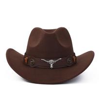Cowboy Hat With Water Ripple Pattern And Dragon Phoenix Motifs For Men And Women Color 9 black