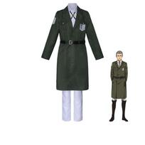 Anime Attack On Titan Cosplay Costume Set With Levi Ackerman Cape Full Set,M black