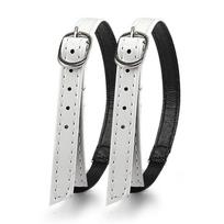 Adjustable No-Slip High-Heel Binding Straps - Invisible Lazy Person Shoelaces white