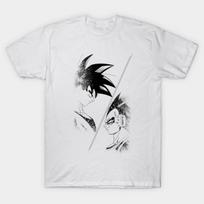 Moteriški marškinėliai „Goku Vs Vegeta Harajuku Print Kawaii“ marškinėliai trumpomis rankovėmis trumpomis rankovėmis, moteriški marškinėliai „Top Tee“ S gray
